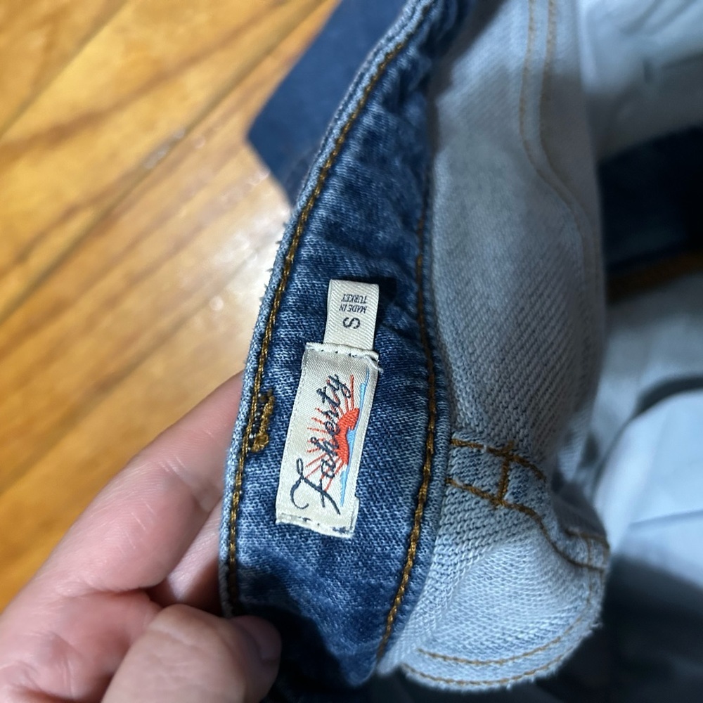 FAHERTY BAY STRAIGHT HIGH RISE LEG JEANS HIGH WAIST POCKETS SZ SMALL - Picture 8 of 10